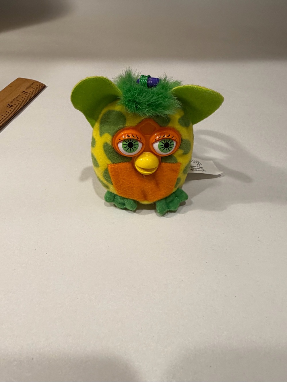 McDonalds Happy Meal Furby Toy Keychain Clip PlushVintage 2000